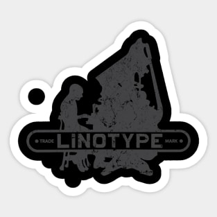 Linotype Sticker
